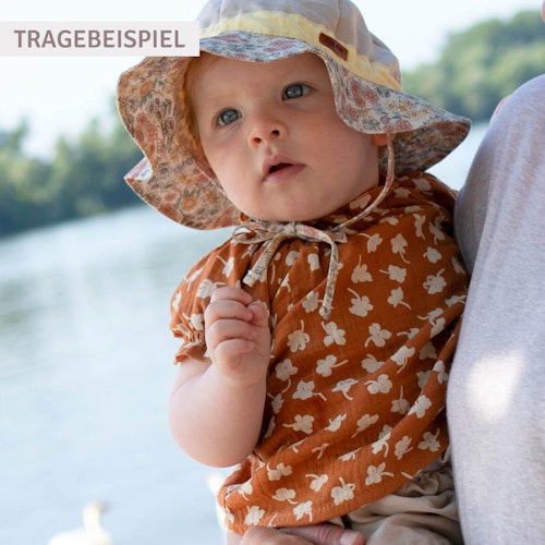 Leichte Bluse Musselin Blumen