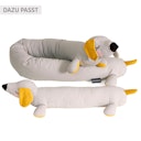 Vorschaubild Nestchen Dackel 195 cm - grau