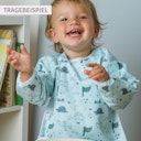 Vorschaubild Langarmlätzchen weiß Safari, 1-3 Jahre
