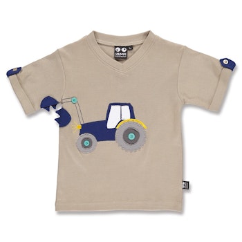 Cooles Jungen T-Shirt Traktor sand
