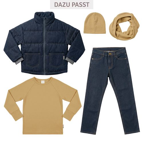 Cord Jacke Denim blau