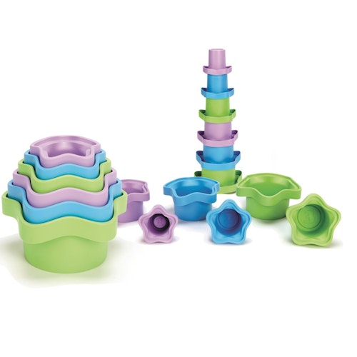 robuste Stapelförmchen 6tlg. auch für Wasser- & Sandspiele
