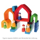 Vorschaubild Haus bunt zum Stecken, Stapeln und Spielen 5-tlg.