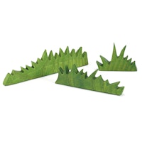 Gras 3 Teile Holz Deko