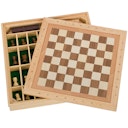 Vorschaubild 3 Brettspiele im Set – Schach, Dame, Mühle