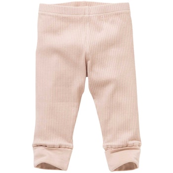 Edle Ripp Leggings blaugrau