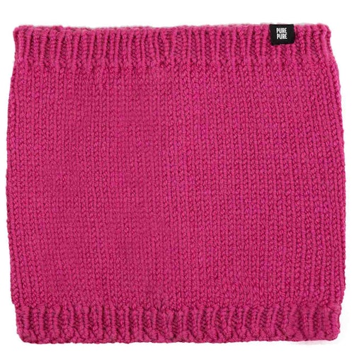 Schlauschal gestrickt Wolle 5-14 Jahre pink