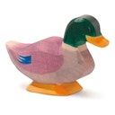 Vorschaubild Erpel Holzfigur 4,5 cm