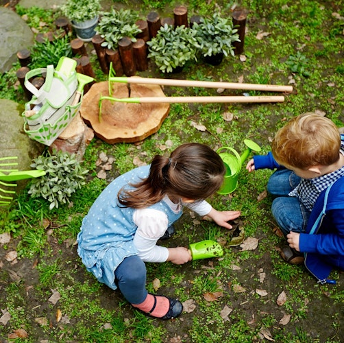 Hochwertiges Gartengeräte Set mit Gießkanne und Tasche