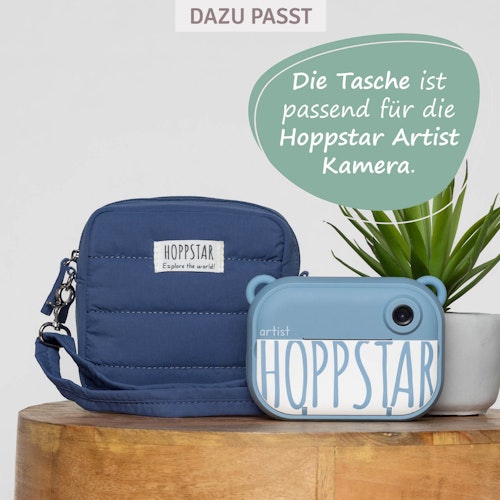 Tasche Midi für Kinderkamera blau