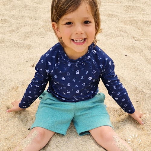 UV Schwimmshirt langarm Muscheln