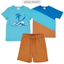 Vorschaubild Weite Jersey Shorts uni