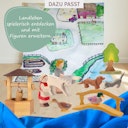 Vorschaubild Ostheimer Eiche klein mit Stütze - Holzbaum 21,3 cm