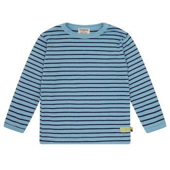Interlock Langarmshirt altrosa gestreift