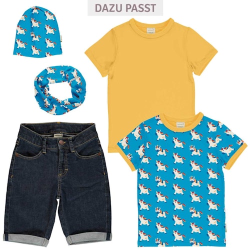 Knielange Jeansshorts dehnbar