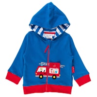Weiche Kapuzenjacke Feuerwehr-Applikation