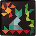 Vorschaubild Magnetspiel Dreiecke Grimms, 64 Teile (16 x 16 cm)