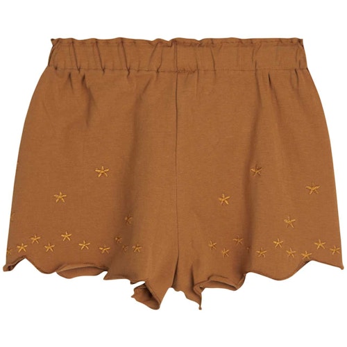 Elastische Mädchen Shorts Sterne Stickerei