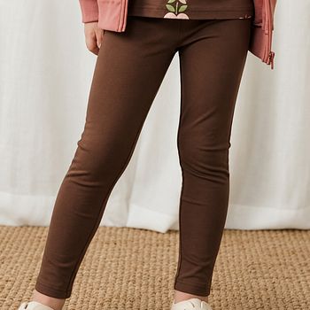 Sweat Leggings uni braun