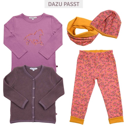 Langarmshirt Schmetterling-Stickerei
