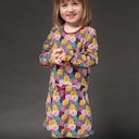 Vorschaubild Kleid langarm Bäume