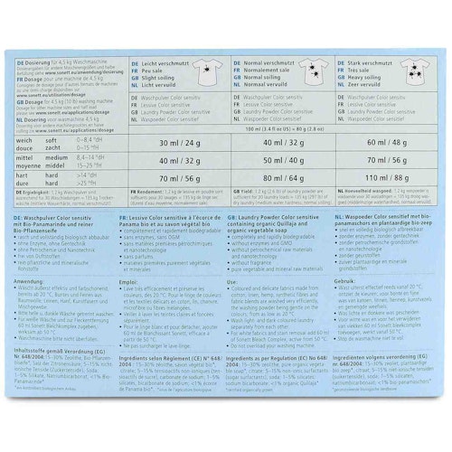Waschpulver Color sensitiv 1,2 kg