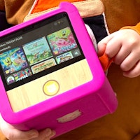 Tigerbox – lila Hörbox für Kinder