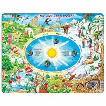Lernpuzzle Jahreszeiten für Kinder ab 5 Jahre