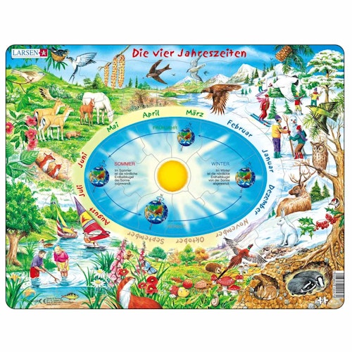 Lernpuzzle Jahreszeiten für Kinder ab 5 Jahre