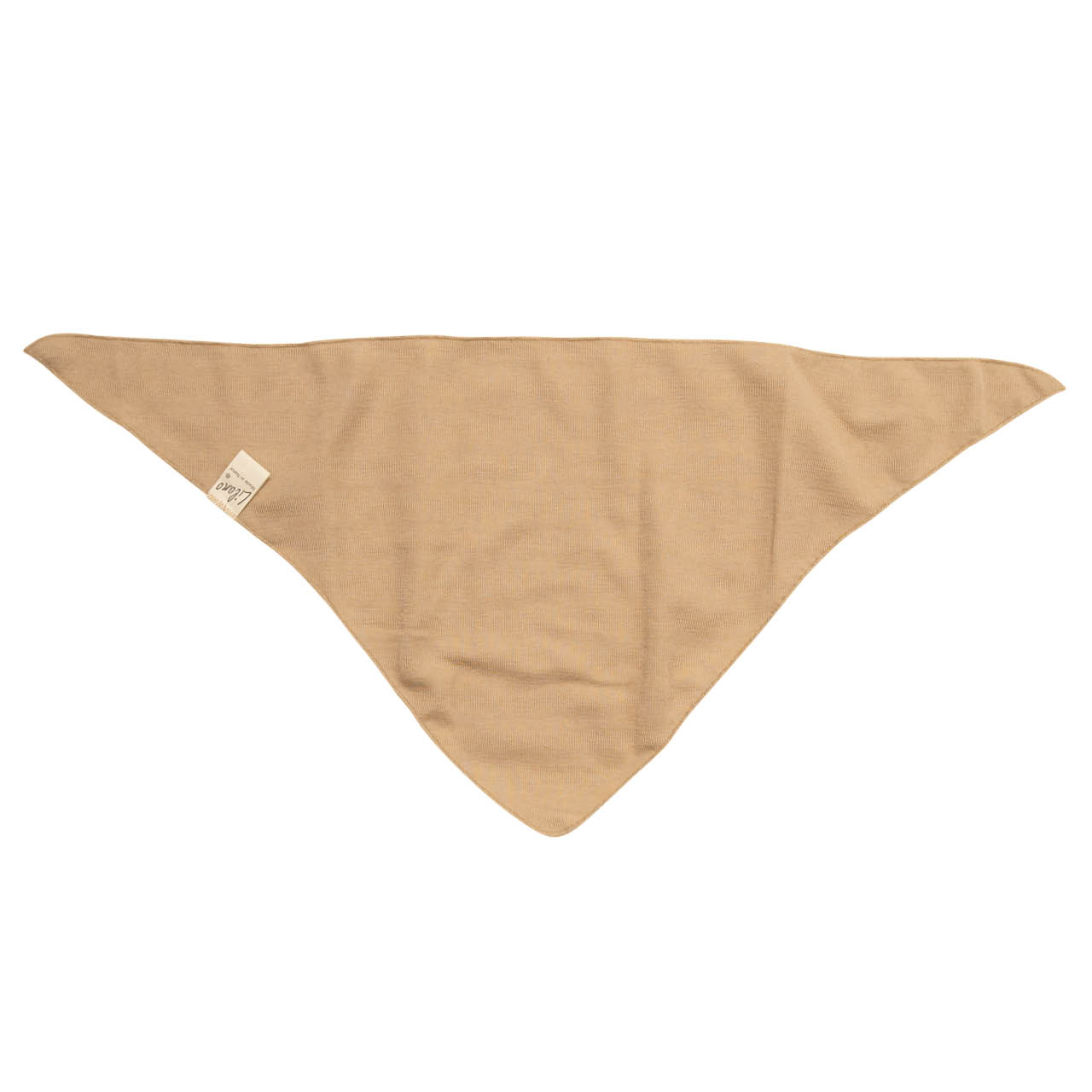 Dreiecktuch Wolle Seide sand-beige 61x27 cm