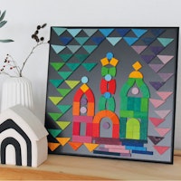 Grimms Blackboard Magnetbrett 30x30 cm  (OHNE MAGNETE)