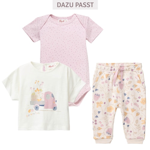 Leichter Kuzarmbody Punkte rosa