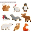 Vorschaubild Ausstechformen Tiere, 9 St.