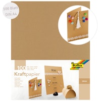Kraftpapier DIN A4 100 Blatt beige Kraftpapier DIN A4 100 Blatt beige