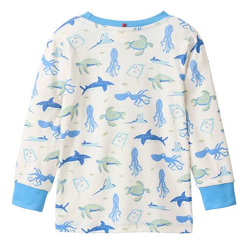 Schlafanzug People Wear Organic langarm Motiv