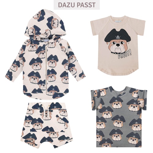 Shorts Kängurutaschen Hund