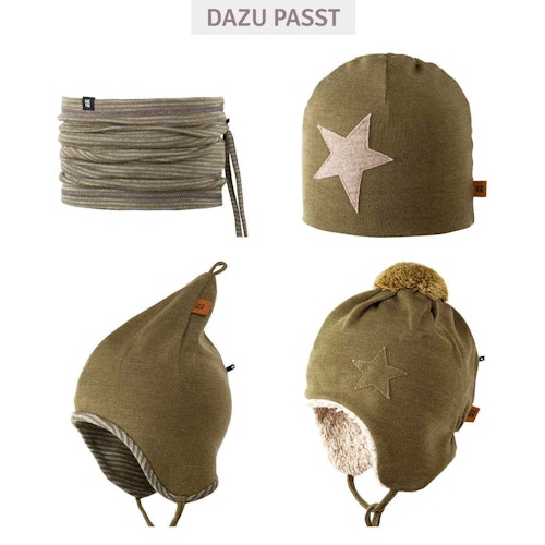 Kuschelige Plüsch Woll Mütze
