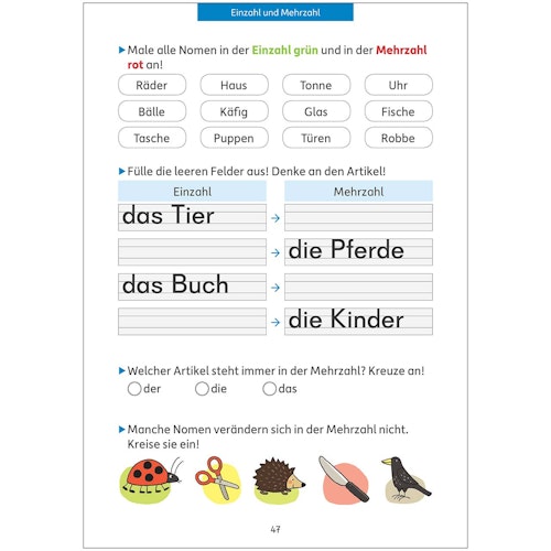 Quer durch die 2. Klasse Mathe & Deutsch Übungsblock