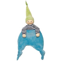 Bio Schmusetuch Waldelfe petrol