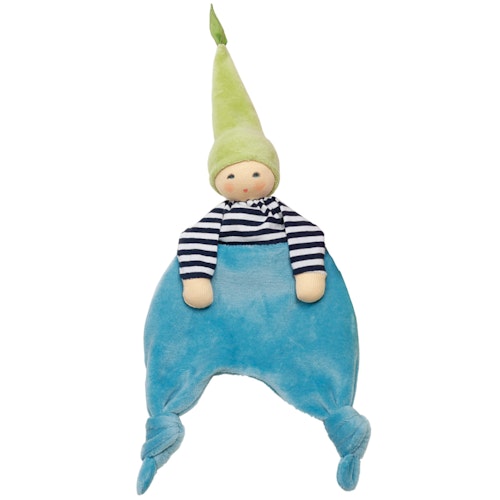 Bio Schmusetuch Waldelfe petrol