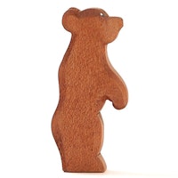 Kleiner Bär Holztier stehend 9,5 cm hoch Kleiner Bär Holztier stehend 9,5 cm hoch