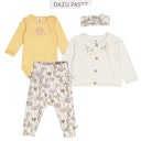 Vorschaubild Edler Langarmbody Häschenprint