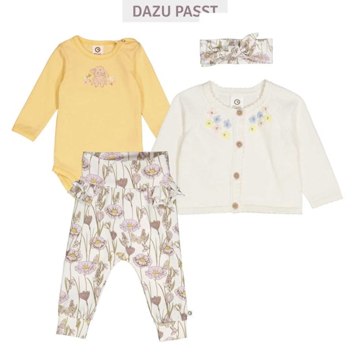 Edler Langarmbody Häschenprint