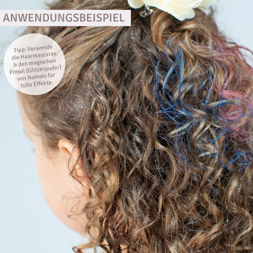 Bio Glitzerpuder „Magischer Pinsel“ – Silber
