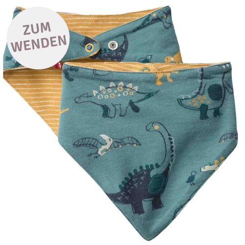 Wende Dreiecktuch Dinosaurier eukalyptus
