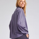 Vorschaubild Edle Damen Satinbluse