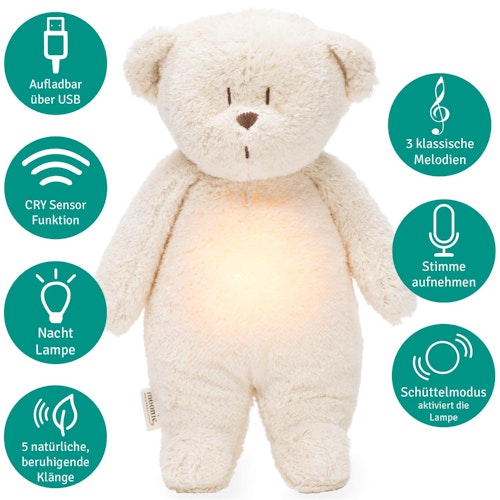 Der Bio-Summbär mit Lampe polarweiss