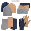 Vorschaubild Damen Fingerhandschuhe Wolle Kaschmir