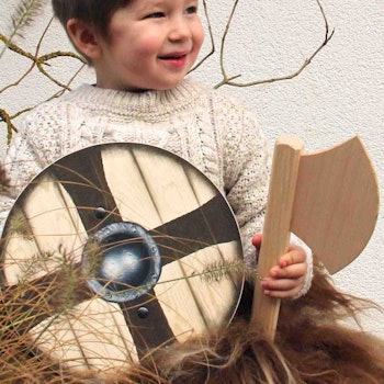Set Wikingerschild mit Axt