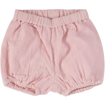 Luftige, lockere Musselin Shorts blau-grau